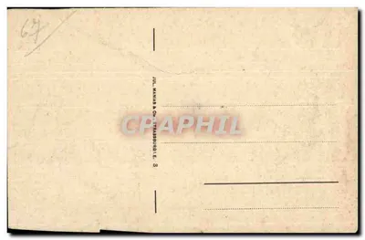 Bilhete postal antigo Barr blick auf ruine andlau — Verso