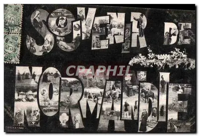 Souvenir da Normandia — editor L.A.C.P. & Paris, número de série não visível