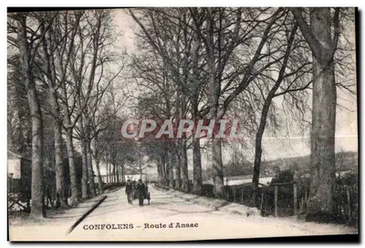 Confolens — Estrada de Ansac — número de série não visível