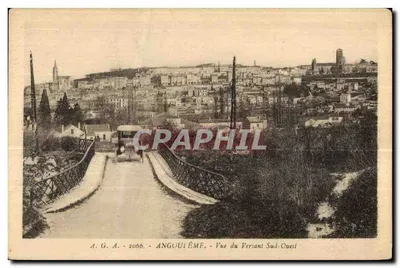 Angoulême - Vista do Versante Sul-Oeste — A.G.A. - 2066