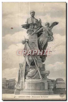 Angoulême — Monument de Carnot — Galeries de la Nouvelle
