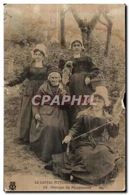 O Cantal pitoresco — 12 - Grupo de Camponesas