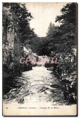 Condats (Cantal) — Gorges da Rhue — Lanus, Foto, Condats