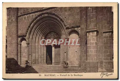 Mauriac — Portal da Basílica — Lefonide Mauriac, n°10