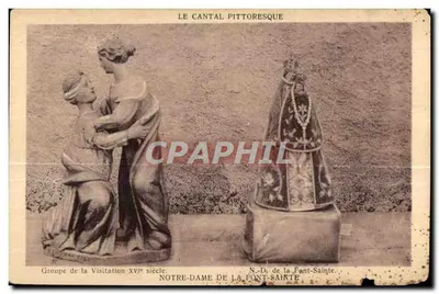 Unsere Frau von der Font-Sainte — Gruppe der Visitation 17. Jahrhundert — Das pittoreske Cantal