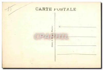 Cantal pittoresco - Cascata de SALINS à direita, Fontaine dos Druidas — Verso