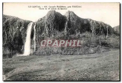 Cachoeira Faillitou, perto Thiézac — Le Cantal — n° 634