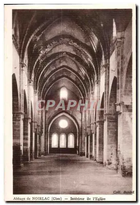 Abbaye de NOIRLAC (Cher) — Interior da Igreja — Coll. Bontea