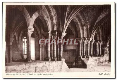 Abadia de NOIRLAC (Cher) — Sala capitular — Coleção Bontet