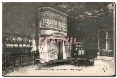 Meillant (Cher) — O Castelo, a Sala de Jantar