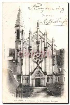 La Souterraine (Cher) — A Capela do Convento — A. de Nousse, editor, Giffont