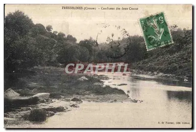 Fresselines (Creuse) — Conflito das duas Creuse — A. de Nassae, editor Ginetret