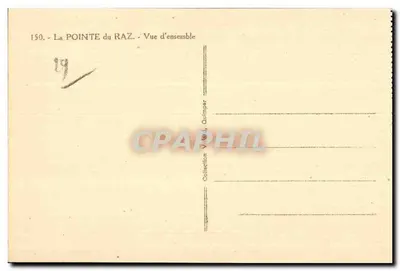 La Pointe du Raz - Vista panorámica — Quimper, n°150 — Reverso