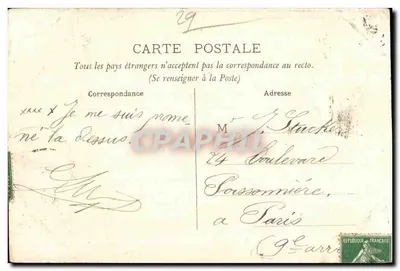 Ruiny Abbatii — W pobliżu BREST — G. B. — Rewers