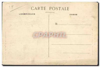 Le Conquet — Wnętrze klasztoru Świętego Matylda — La Bourdonnais, wyd., 65, rue de Riom, Brest — Rewers