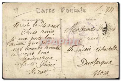 Brest — Zatoka, widok z zamku — ND. Fot. n°226 — Rewers