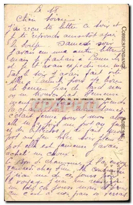 BREST — Port Militaire, widok zbudowany z Grand Pont — LL, n° 407 — Rewers