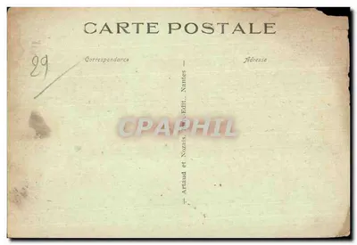 Brest - Zamek i Przylądek — Stara pocztówka — Rewers