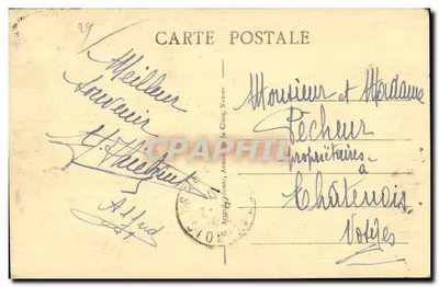 BREST - Zatoka i Goulet — Wydawca nie widoczny, nr serii 278 — Rewers