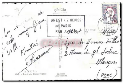 Most Recouvrance — Brest — wydawca Lumicap — Rewers