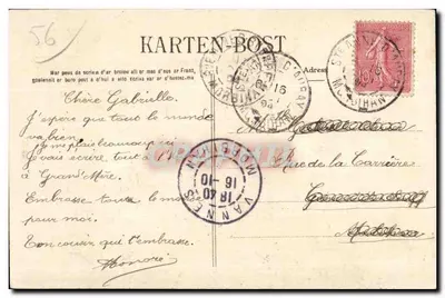 Mausoleum of the Martyrs of Quiberon — Chartreuse d'Auray — Collection Villand, Quimper — Back
