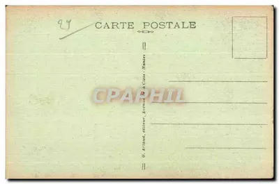 Le Huelgoat — De Grot van Artus — G. Arvaud, Nantes — Achterkant