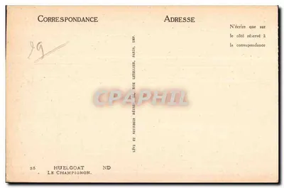 Grande rochedo — paisagem natural — Léty e Neurbein, Paris — Verso