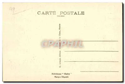 Le Huelgoat (Finistère) — Allée des Violette — Editore Gaby, n°112 — Verso