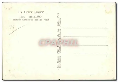 Mattina d'autunno nella Foresta — La Dolce Francia, n°178 — Verso