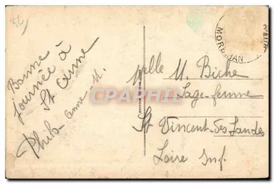 Ste-ANNE-d'AURAY — Bazylika i Fontanna Miraculana — Wydawnictwo Nogent — Rewers