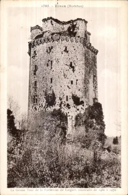 A Grande Torre da Fortaleza de Largoët — Elven (Morbihan) — n° 2705