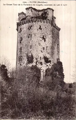A Grande Torre da Fortaleza de Largoët — Elven (Morbihan) — Laurent-Nei, Rennes, n°2705