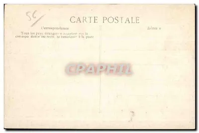 Camp de Coëtquidan — Após o Fogo de Artilharia — Os Danos — R. Minvielle, editor Coëtquidan — Verso