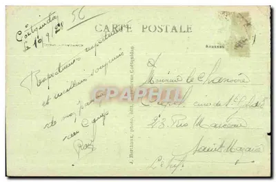 Camp de COËTQUIDAN — La valle di San Couturier — J. Berthaux, fot. edit. — Verso