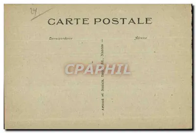 Brest - Kąt Portu i Zamek — seria 101, wydawca Artaud et Nozais — Rewers