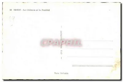 Brest — Zamek i Penfeld — Wydawnictwo Glatigny, nr 48 — Rewers