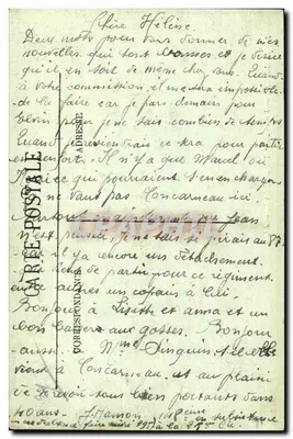 Beg-Meil — Rocha chamada "Cabeça de Cão" — LL. — Verso