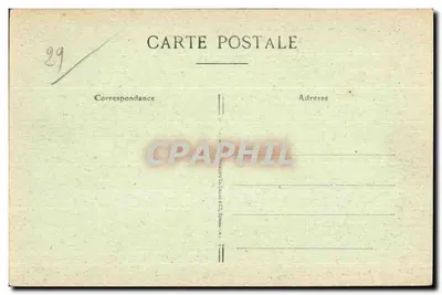 Beg-Meil — Estudo de Rochas — Coleção Anglaret, Quimper — Verso