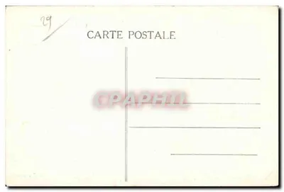 Beg-Meil — La Roche du Caniche — Cliché Anglaret, n° 919 — Verso