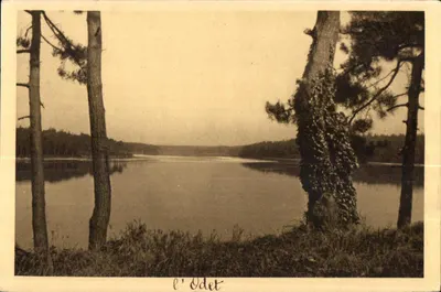Bénodet (Finistère) — Panorama sobre o Odet — editor N. Lacroix