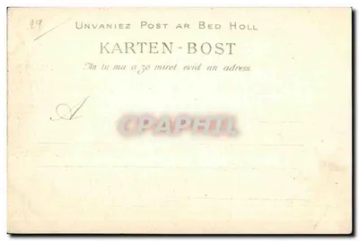 Baía dos Falecidos — A Ponta do Van (Região de Audierne) — Editor: G. Galleton, N° 146 — Verso