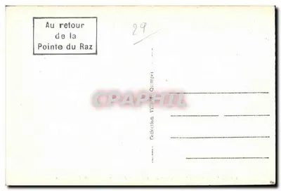 Baía das Trepasses — A Ponta do Van — Região de Audierne — Verso