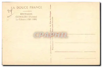 El Calvario — Guimiliau (Finistère) — Éditions d'Art Yvon — Reverso