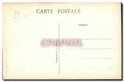 Guimiliau (Finistère) — Der Triumphbogen — unbekannter Verlag, Seriennummer 88 — Rückseite