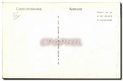 Belle-Île-en-Mer — Cabeça de Palhaço em Port Donant — LL. — n°17 — Verso