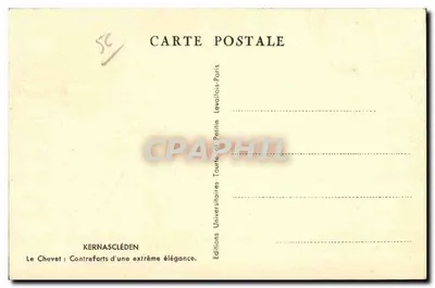 El Presbiterio de la iglesia de San Pedro — Kernascléden — Ediciones Tourde et Peltin — Reverso