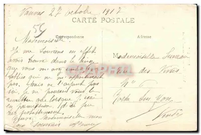 Vannes - Estátua de Richemont — Bretagne — Éditeur Lemaire — Verso