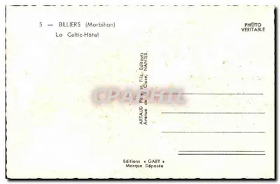 O Celtic-Hotel — Billiers (Morbihan) — Éditions Gaby — Verso