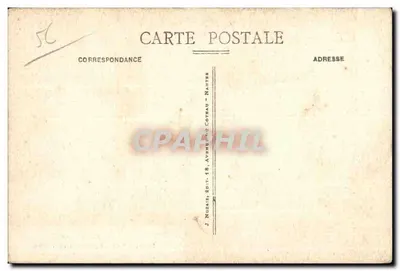 Josselin — Wnętrze Kościoła Najświętszej Maryi Panny — J. Nozais, wyd. 18, Avenue de Coteau - Nantes — Rewers