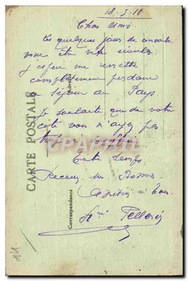 Nantes — Jardín de las Plantas, Pieza de Agua de las Cuevas — Editor: Mille, n° 405 — Reverso